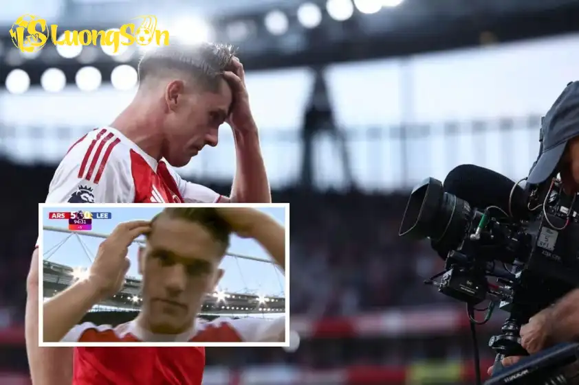 Gyokeres thay đổi phong cách ăn mừng bằng cách hất tóc một cách chế giễu (Ảnh: Evening Standard).