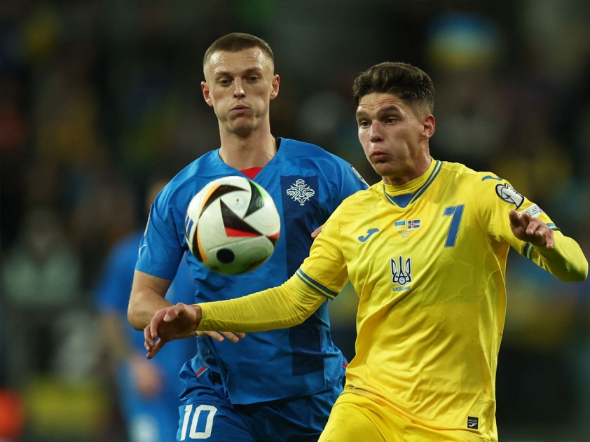 Cả 2 đội Ukraine vs Iceland đều đang có 7 điểm